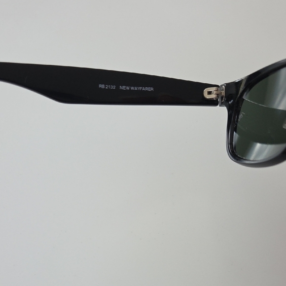 Ray-Ban New Wayfarer Black Wit White Graphic Sunglasses with Case main image 4